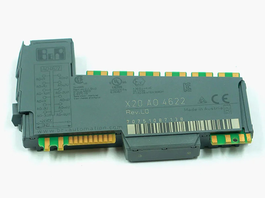 X20AO4622 B&amp;R X20 Sistem PLC I/O Modul 4 Output Analog ±10 V Atau 0 Hingga 20 MA / 4 Hingga 20 MA