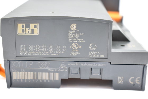 X20CP1382 ​​B&amp;R X20 PLC SISTEM Modul CPU Intel x86 400 MHz kompatibel dengan prosesor I/O terintegrasi