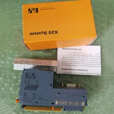 Modul Antarmuka X20IF1063-1 B&amp;R X20 Plc Dengan Antarmuka PROFIBUS DP V1