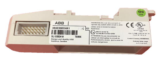 ABB TB806 3BSE008536R1 Advant 800xA Modulebus Extension Cord Adaptor D-Sub 25, Pria