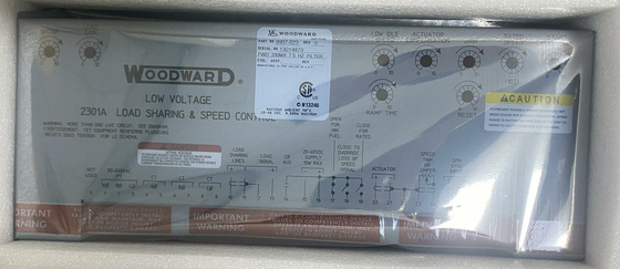 Woodward 9907-023 Forward Acting Speed Control 4 ̊20 mA atau 1 ̊5 Vdc 2301A -40 hingga +158 °F