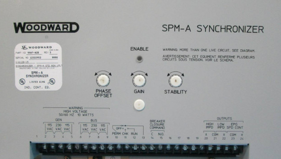 Woodward 9907-028 SPM-A STD NON-VOLTAGE MATCH (EMC) Perhimpunan 50/60Hz
