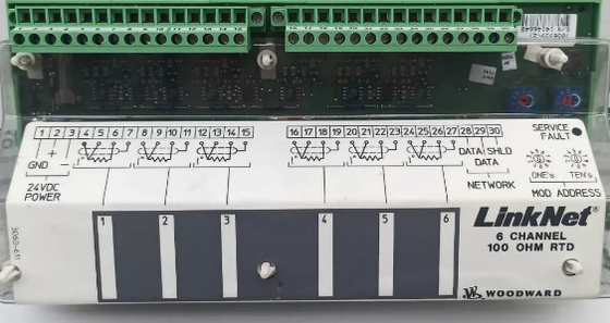 Woodward 9905-970 6-Channel Input Module 24 Vdc -40°C sampai +85°C