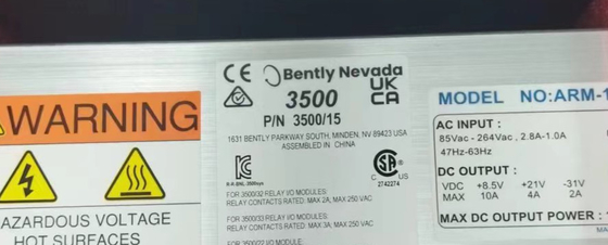 Bently Nevada 3500/15 106M1079-01 Modul Catu Daya AC Universal Catu Daya