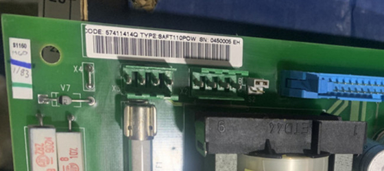 ABB SAFT 110 POW 57411414 Papan Pasokan Listrik Di Stok Baru 57411414