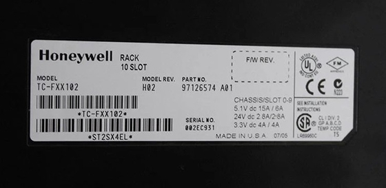 TC-FXX102 Honeywell Experion 10 Slot Chassis Rack Brand baru di stok