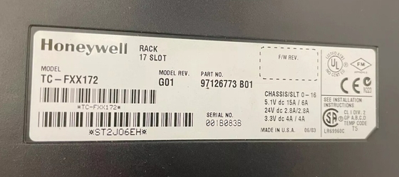 TC-FXX172 Honeywell Experion 17 Slot Rack Chassis Untuk Bagian DCS Baru