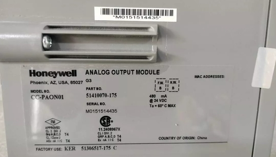 CC-PAON01 Honeywell Analog Output Module Untuk C300 Controller PLC Module
