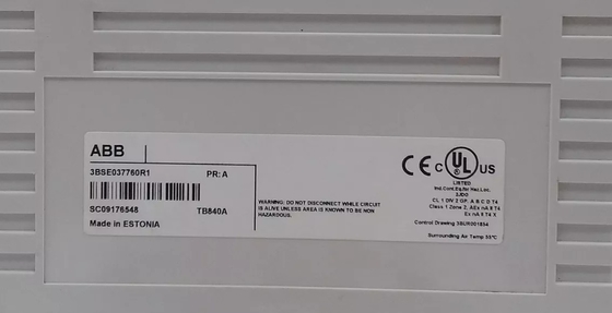 ABB TB840A 3BSE037760R1 Modulebus Optical Cluster Modem Untuk 1+1 Operasi Redundant