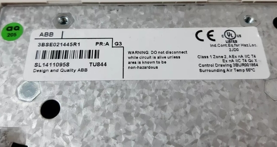 ABB TU844 3BSE021445R1 Modul Redundant Unit Terminasi DCS Bagian Modul PLC
