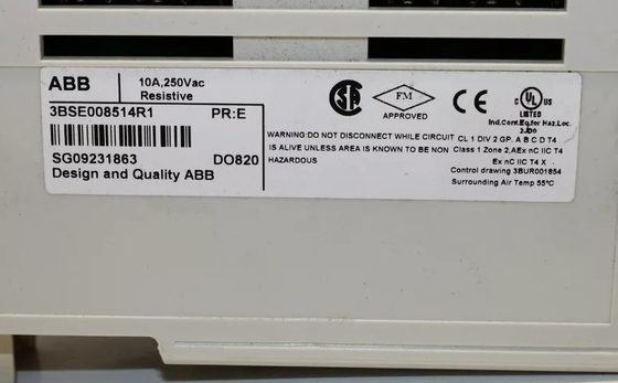 ABB DO820 3BSE008514R1 Modul Output Digital Relay Modul PLC 8 Saluran