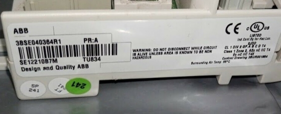 ABB TU834 3BSE040364R1 Modul I/O yang diperluas Terminasi Unit Modul PLC