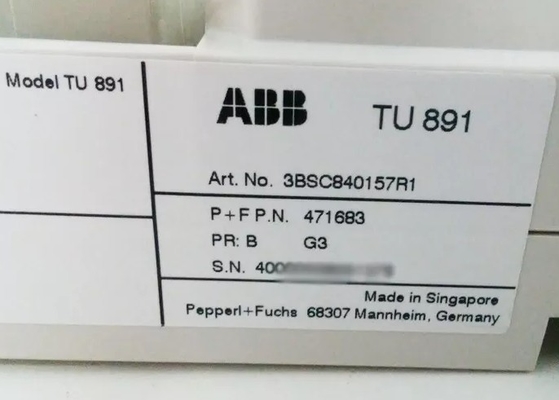 ABB TU891 3BSC840157R1 Mounting Termination Unit PLC Module Dalam stok