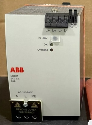 ABB SD834 3BSC610067R1 Power Supply S800 I/O Module DCS Bagian Di stok