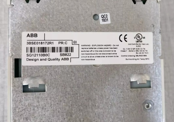 ABB SB822 3BSE018172R1 Unit Baterai Isi Ulang S800 Modul I/O