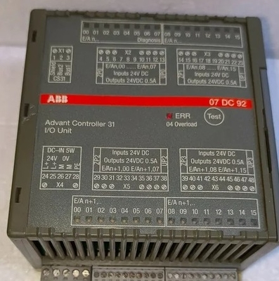 ABB 07DC92 GJR5252200R0101 Digital I/O Module Distributed Automation PLC