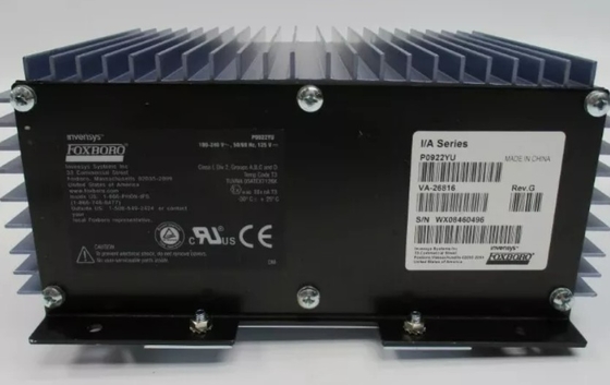 Foxboro P0922YU Pasokan Daya Seri 200 Standar Menyediakan 24 V DC Ke Baseplates Seri 200 Standar