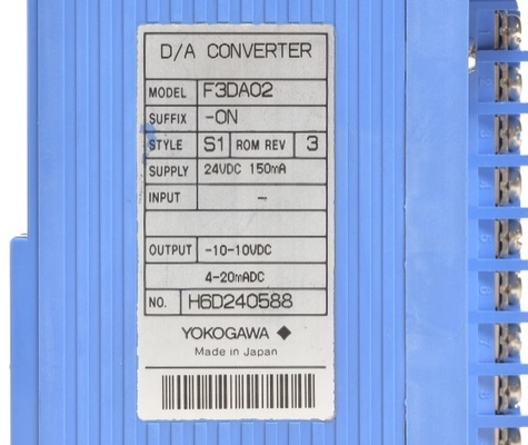 F3DA02-0NS1 YOKOGAWA Modul Output Analog Digital D/A Konverter PLC
