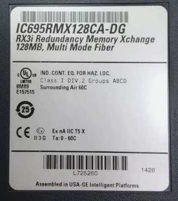 IC695RMX128 GE PAC Systems RX3i Single Slot Form Factor Redundancy Memori Xchange Module