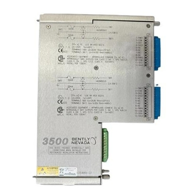 3500/42M-05-00 135489-02 Bently Nevada I / O Modul Dengan Penghalang Internal Internal Terminations 2 X Prox / Accel