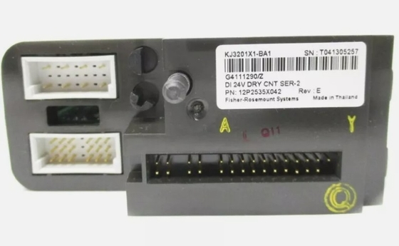 KJ3201X1-BA1 Emerson EPRO DI 8-Channel 24 VDC Dry Contact Series 2 Card