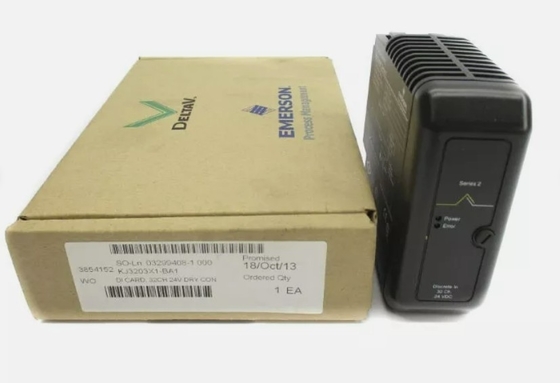 KJ3203X1-BA1 Emerson Di 32-channel 24 VDC Kartu Kontak Kering