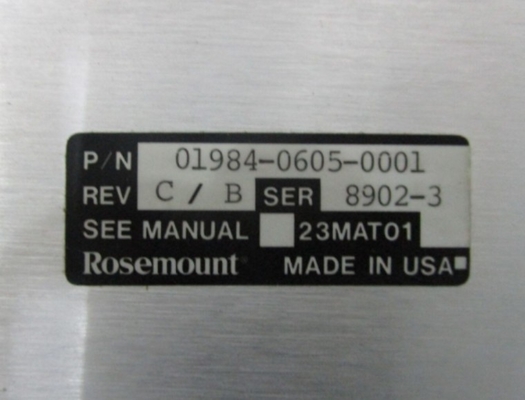 01984-0605-0001 Emerson MUX High Voltage Power Supply MODUL