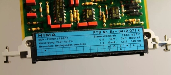 F6204 HIMA PLC Module Enhance Efficiency Controller Sistem Modul Pasokan Listrik