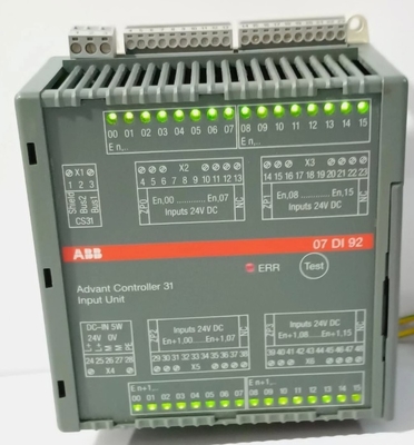 07DI92 GJR5252400R0101 ABB Advant Controller 31 Unit Input 07 DI 92