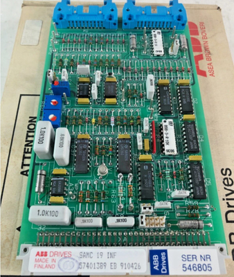 SAMC 19 INF 57401389 Kartu Antarmuka Mikroprosesor ABB