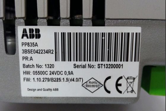 PP835A 3BSE042234R2 Panel sentuh ABB