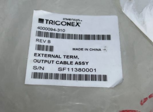 4000094-310 Invesys Triconex Kabel