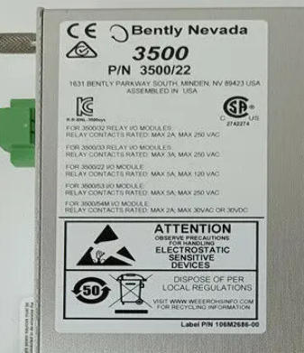 Bently Nevada 3500/22M 146031-01 Antarmuka Data Transisi