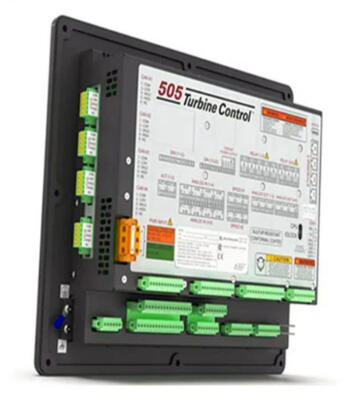 Woodward 8200-1302 505D Series Digital Governor Turbine Controller dengan akurasi kontrol kecepatan ± 0,05%, 8 input yang dapat dikonfigurasi, dan waktu respons kurang dari 10ms