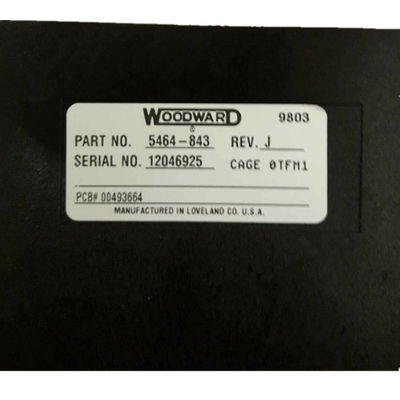 5464 843 Kontrol Modul Woodward PLC Dcs Sistem Kontrol Terdistribusi