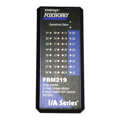 Fbm219 Fbm 219 Bagian Foxboro Saluran DCS Terisolasi 32 Monitor Tegangan Input P0914TR