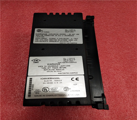 IC660BBA023 GE Fanuc Thermocouple Input Block Power Supply Tegangan 18 - 56VDC General Electric