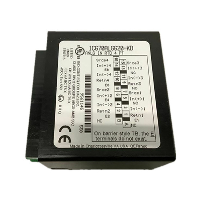 IC670ALG620 GE Fanuc GE Kontrol Lapangan 4 Saluran RTD Analog Input Terisolasi 3 Kawat General Electric