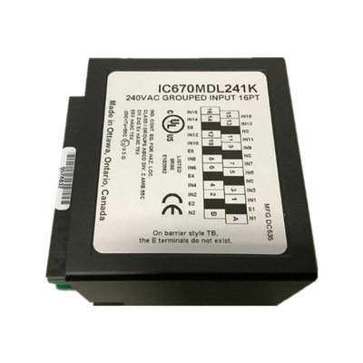 IC670MDL640 GE Fanuc GE Bidang I/O 24VDC Pos/Neg Modul Input Diskrit Listrik Umum