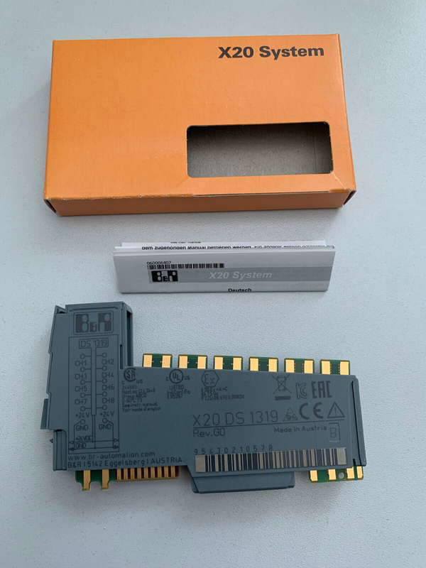 X20DS1319 B&amp;R X20 PLC SISTEM 4 Saluran Input Digital Dapat Dikonfigurasi Sebagai Input Atau Output