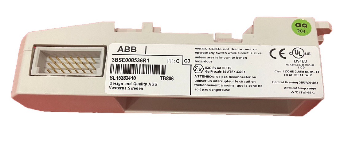 ABB TB806 3BSE008536R1 Advant 800xA Modulebus Extension Cord Adaptor D-Sub 25, Pria