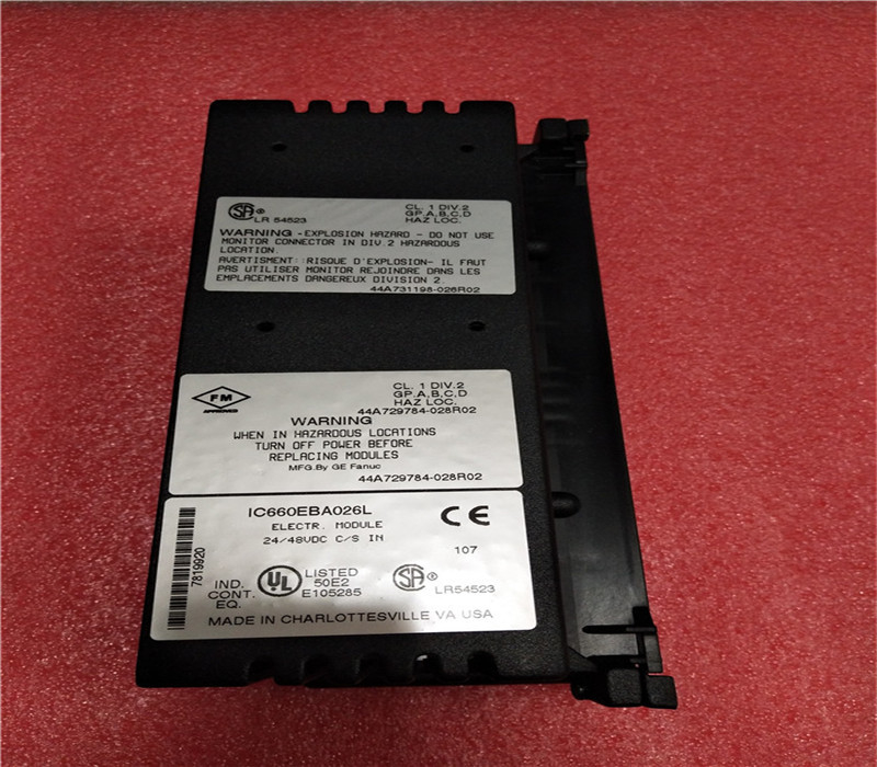 IC660BBA026 GE Fanuc GE Genius Sumber Arus Analog Input Block 24 48VDC General Electric